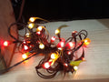 Electric hand dipped rice lights "fall mix"