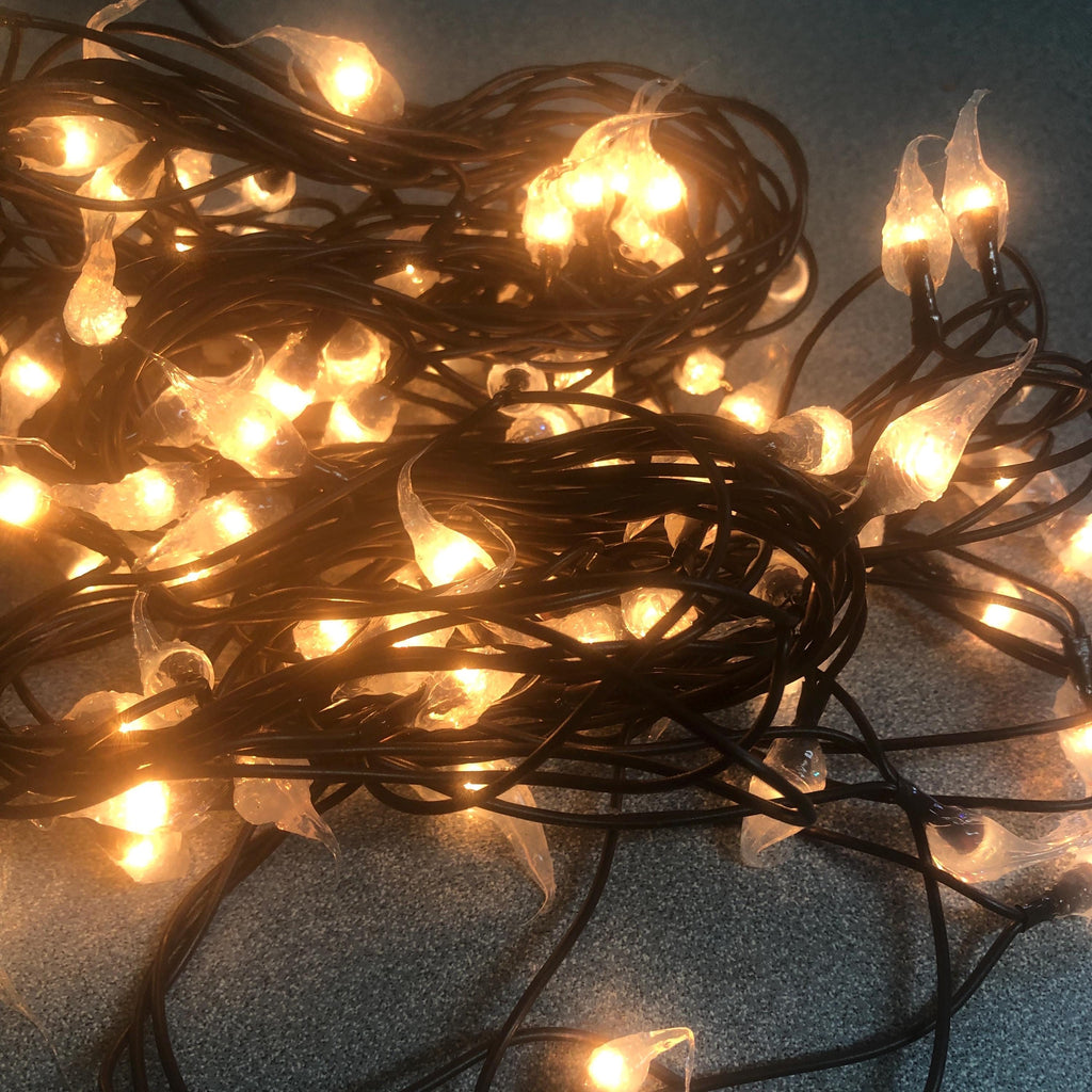 Battery operated timer hand dipped rice lights “snowflake”
