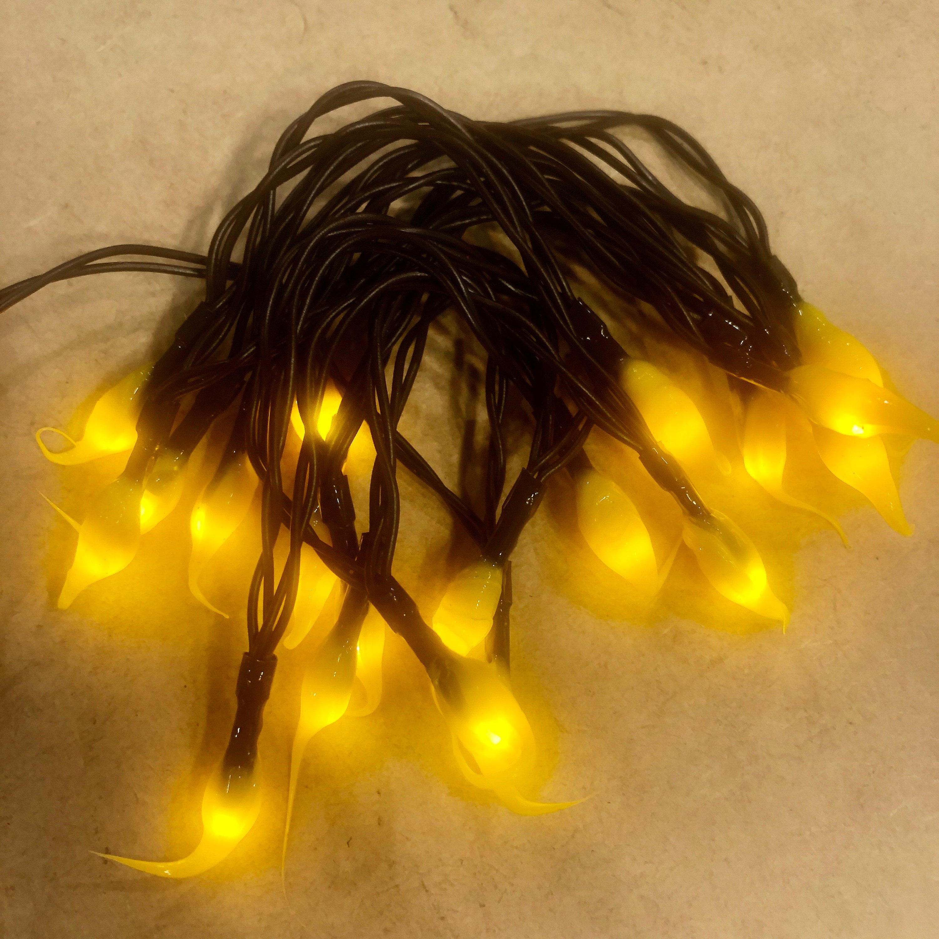 Electric hand dipped rice light “sunflower”