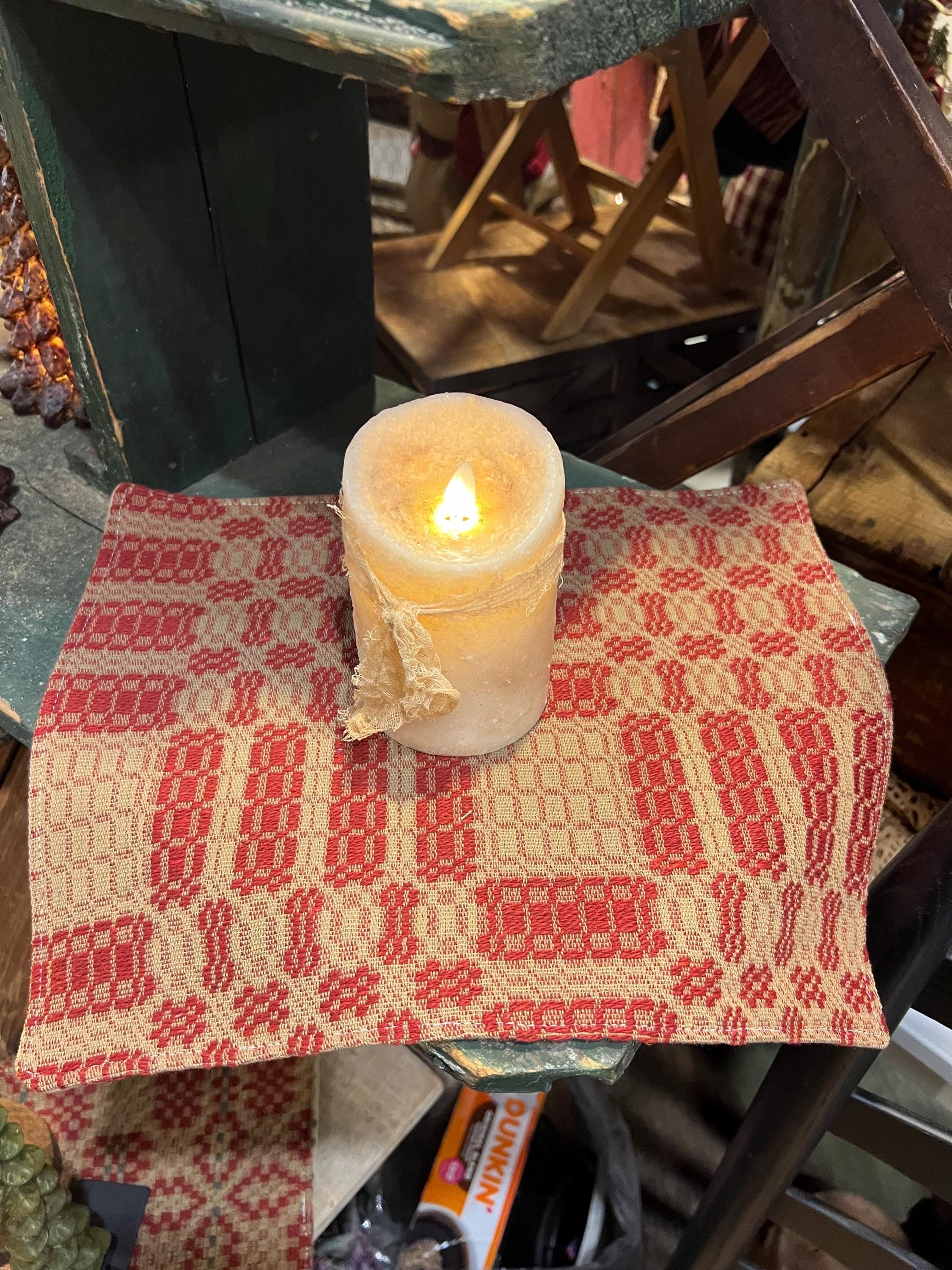 13"x13” Coverlet table mat centerpiece