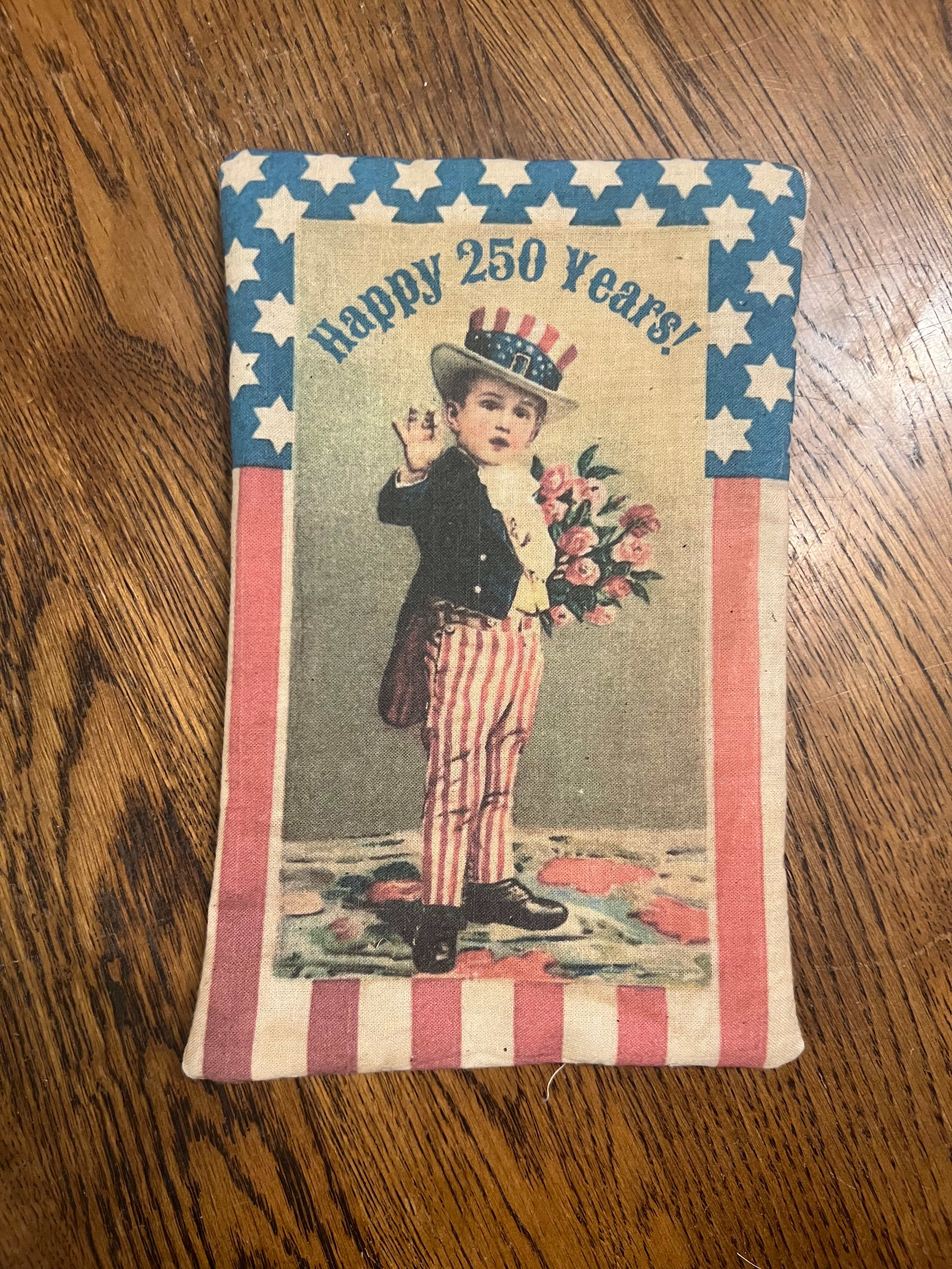 Primitive Americana pillow tuck