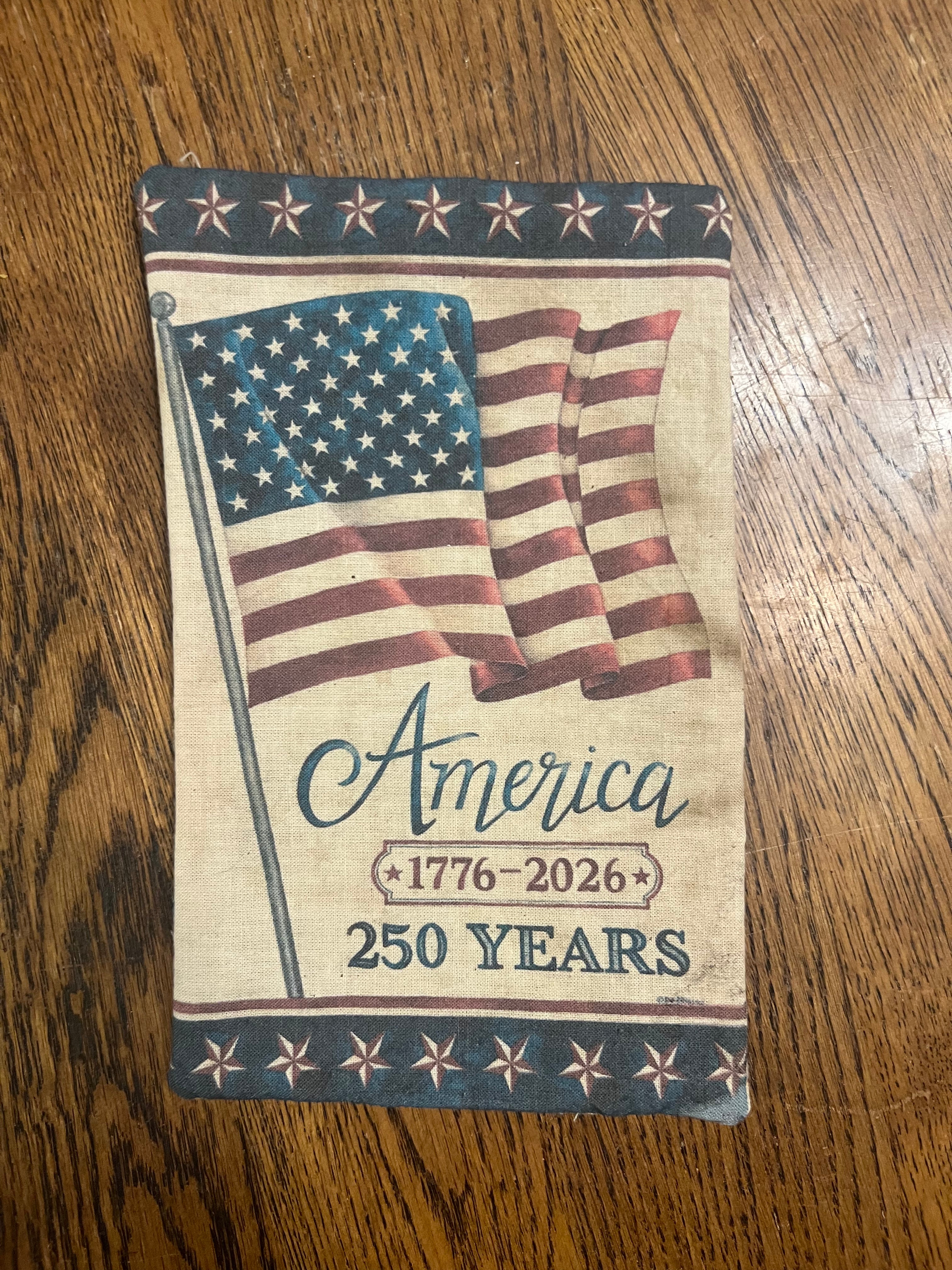Primitive Americana pillow tuck