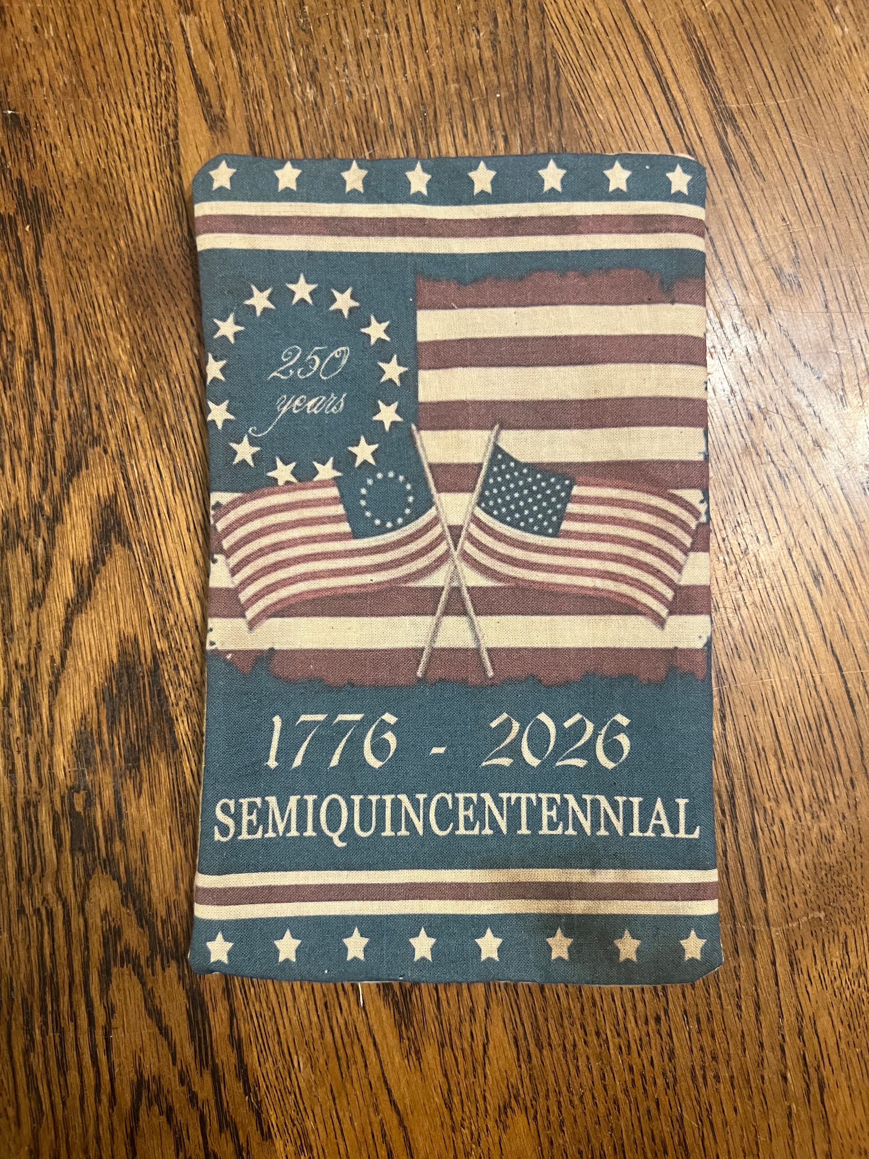 Primitive Americana pillow tuck