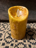 2.25"x4” Moving flame battery operated timer pillar