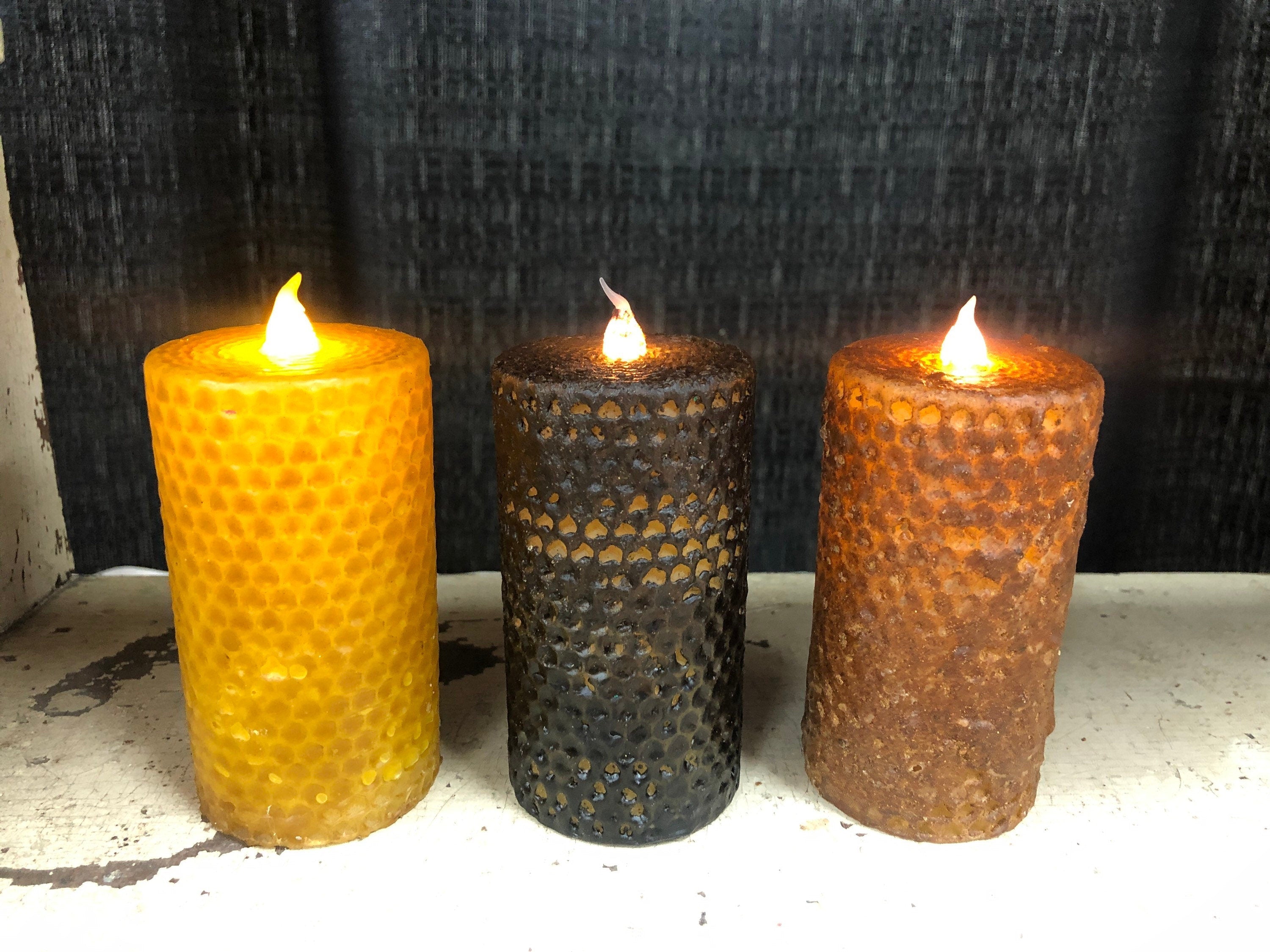 2"x4” Battery operated timer candle honeycomb